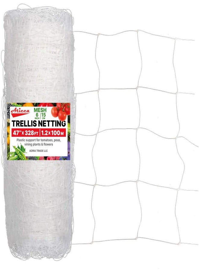 Aticca Garden Plant Trellis Netting (47''x328ft Plastic) - Image 1