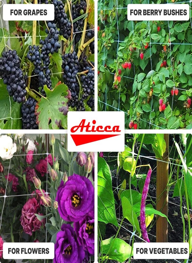 Aticca Garden Plant Trellis Netting (47''x328ft Plastic) - Image 5