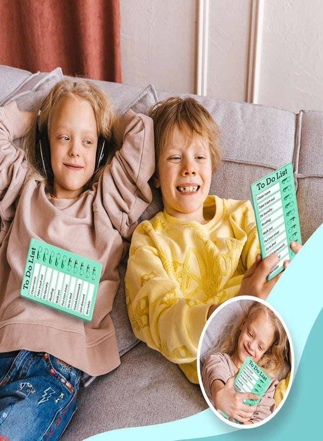 Tsytyst 4 Pieces Chore Chart for Kids Multiple Kids - Sliding Routine Chart: Reusable to Do List, RV Checklist, Planning Board, Visual Schedule, and Reminder (Multicolored) - Image 5
