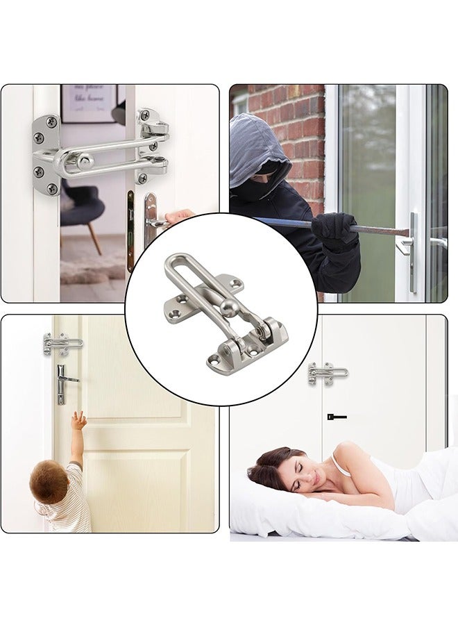 Door Chain Lock, Swing bar Door Lock Bolt, Inner Door Chain Lock, Hotel Door Latch Lock, Latch Guard, Kid Door Lock, Metal Bolt Lock - Image 5