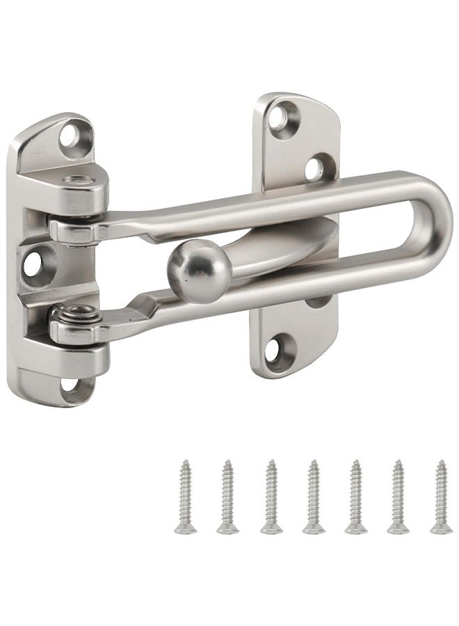 Door Chain Lock, Swing bar Door Lock Bolt, Inner Door Chain Lock, Hotel Door Latch Lock, Latch Guard, Kid Door Lock, Metal Bolt Lock - Image 1