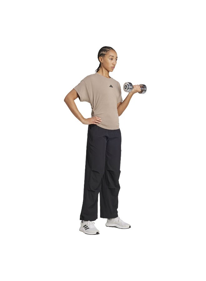 Adidas Adidas Power Tee Brown T-Shirt (Short Sleeve) T-Shirts For Women - Image 4