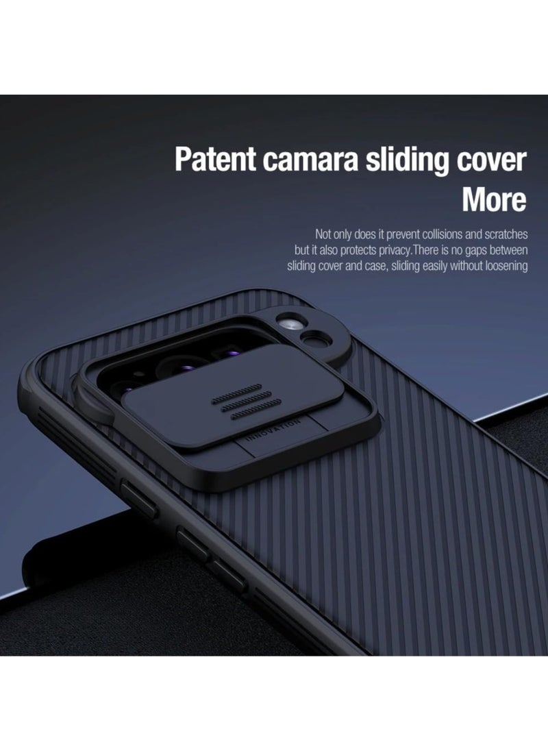 General - Case Compatible with Google Pixel 9 Pro XL, Slide Camera Cover Lens Privacy Protection Case Shockproof TPU Bumper Hard PC Back Cover for Google Pixel 9 Pro XL - Image 1