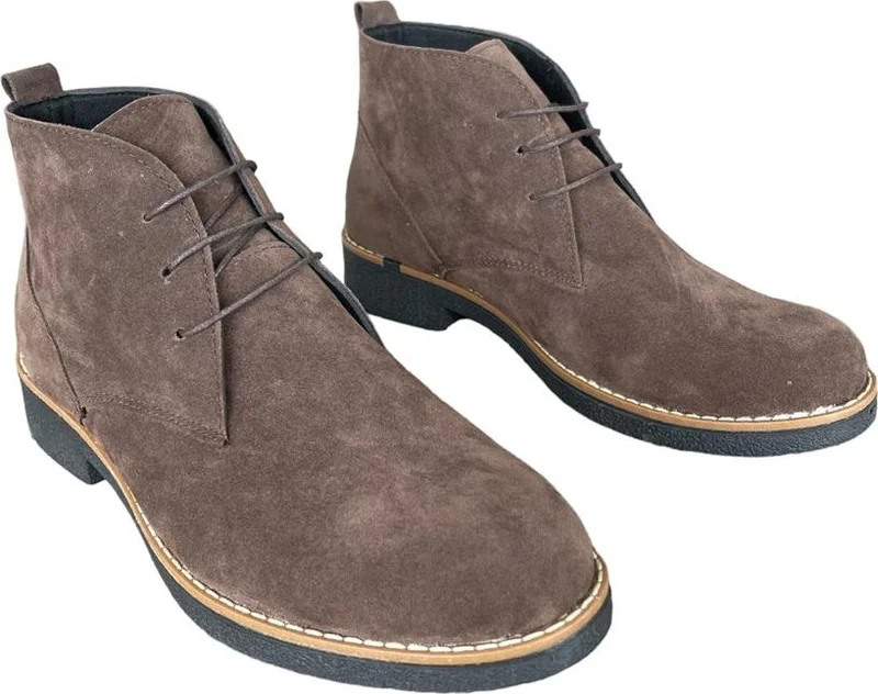 Liger Classic Lace-Up Ankle Boots for Men Sand
