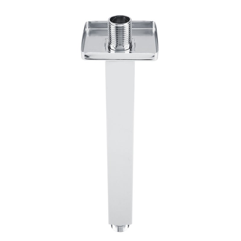 Square Stainless Steel Top Shower Arm Pipe Wall Mount for Bathroom Ceiling Shower Head (40 Cm) - Image 1