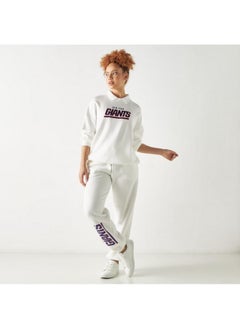 SP Characters New York Giants Print Joggers with Drawstring Closure and Pockets  - Image 4