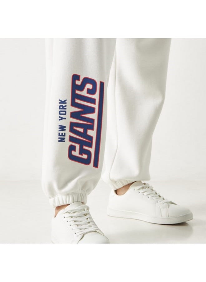 SP Characters New York Giants Print Joggers with Drawstring Closure and Pockets  - Image 1