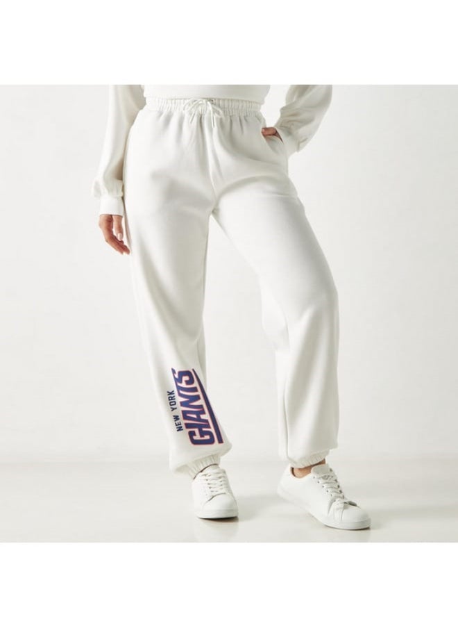 SP Characters New York Giants Print Joggers with Drawstring Closure and Pockets  - Image 2