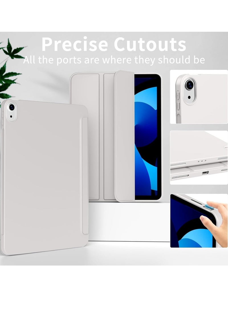 JAJEEK Case for iPad Air 11 Inch M2 2024, iPad Air 5th/4th Gen (10.9 Inch, 2022/2020) – Lightweight Thin Soft TPU Back Protective Case with Auto Sleep/Wake, Smart Folio Cover - Image 2