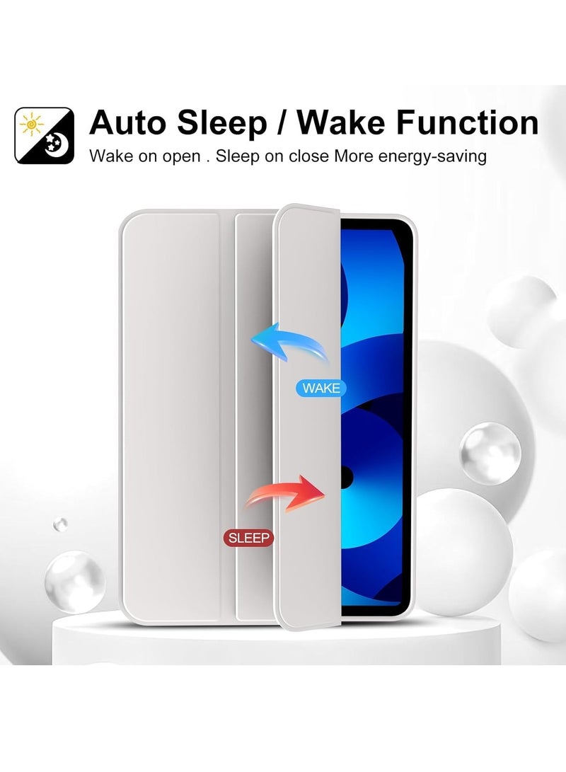 JAJEEK Case for iPad Air 11 Inch M2 2024, iPad Air 5th/4th Gen (10.9 Inch, 2022/2020) – Lightweight Thin Soft TPU Back Protective Case with Auto Sleep/Wake, Smart Folio Cover - Image 3