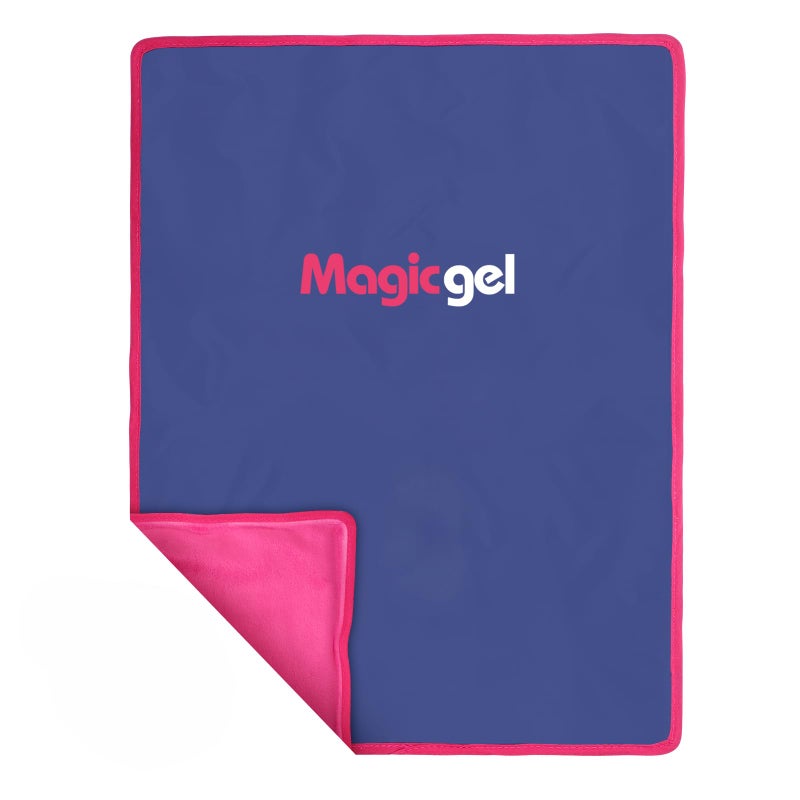 Magic Gel Ice Packs for Injuries Reusable (15" x 11") - Large Ice Pack - Flexible Cold Cooling Pad - Gel Pack for Shoulder, Back, Hip, Knee, Leg, Lower Back - Image 1