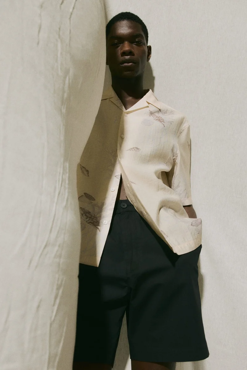 H&M Relaxed Fit Poplin shorts