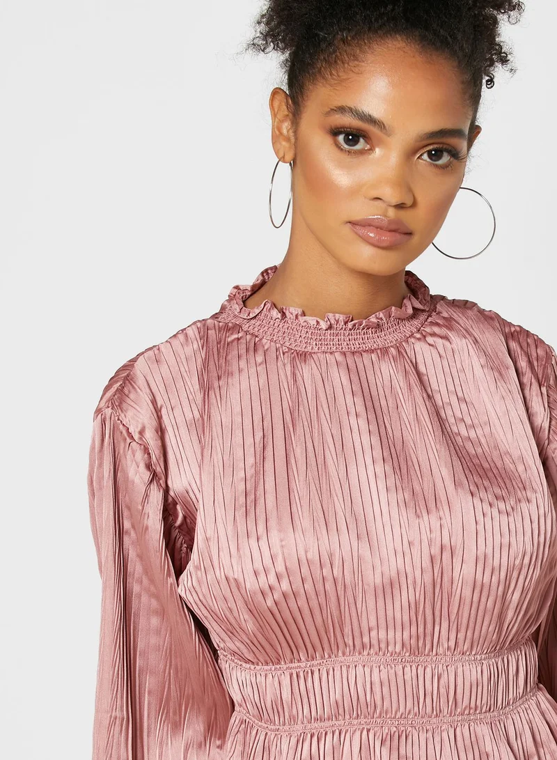 Ginger Ruched Peplum Top