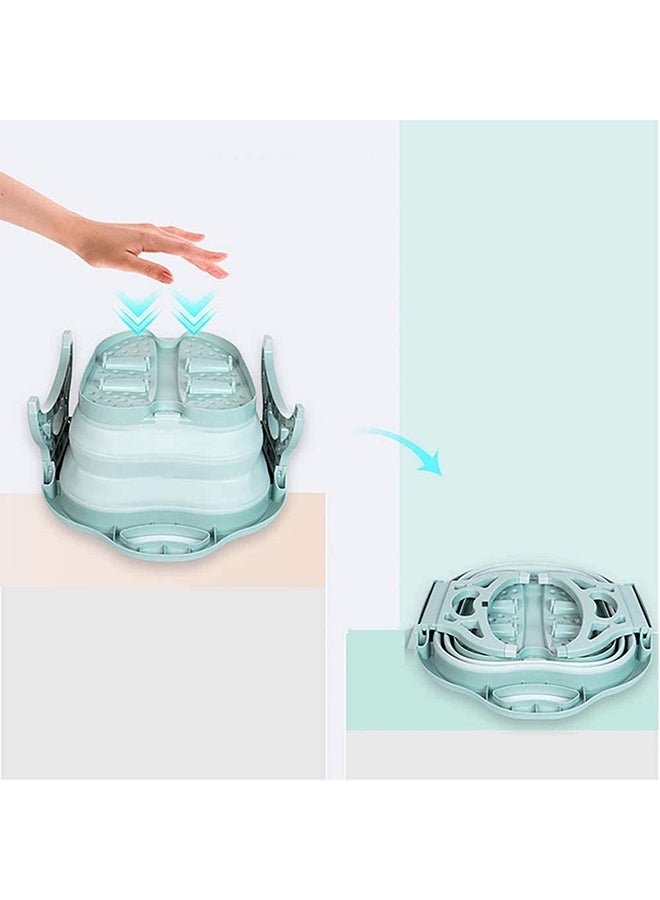 إسكدنيا حوض استحمام لنقع القدمين مع بكرة للتدليك أخضر فاتح 21سم - Image 3