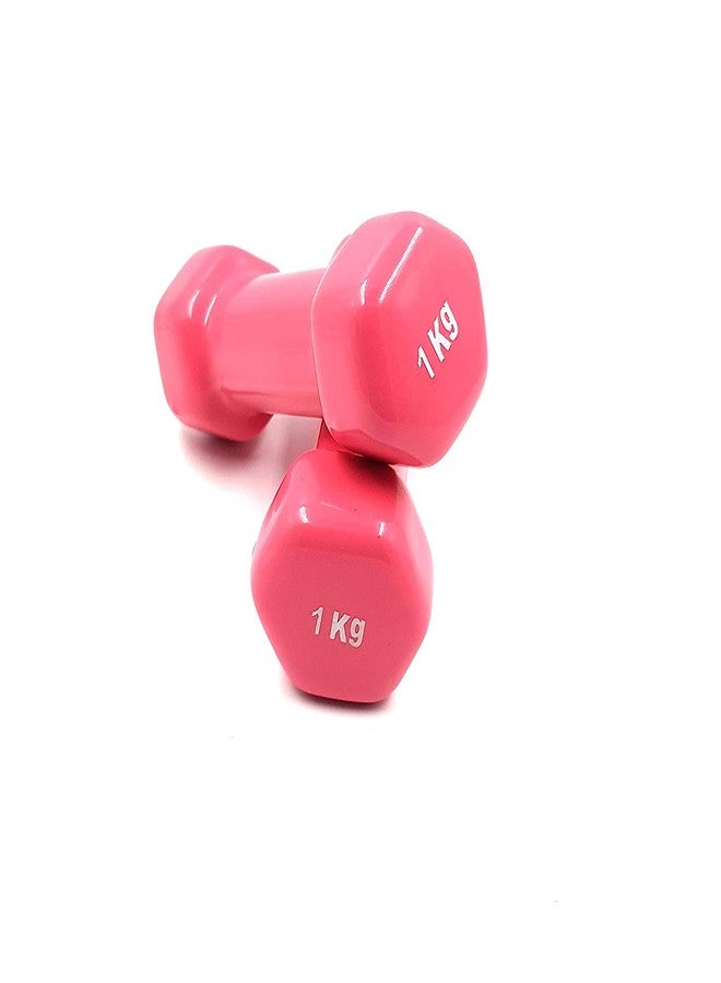Forgesy Neoprene Fitness - Vinyl Dumbbell (1 Pair) Fitness Equipment I Color - Image 2
