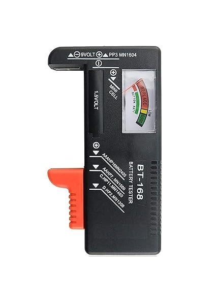 Bindex Bindex Digital Battery Tester for AAA AA C D 9V 15V Household Battery Checker Tester for Small Batteries Button Cell Model BT168D  - Image 1