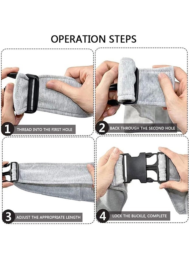 Pet Sling Carrier for Small Dogs Cat Puppy Up to 7KGS, Small Dogs and Cats Carrier Sling, Hand Free Adjustable Small Pets Shoulder Bag for Traveling, Outdoor Grey. - Image 5