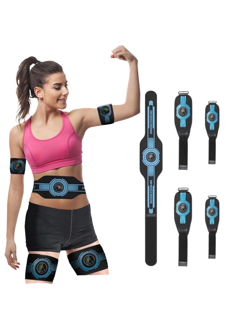 كاست ويف ABS محفز العضلات الحبر , الحزام التنظيم البطن العضلات الحبر اللياقة البدنية تدريب المعدات , محفز العضلات الإلكترونية , ABS آلة مدرب لجميع الجسم , المحمولة العضلات مدرب - Image 1