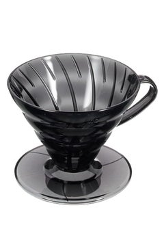 رانك  قمع V60 للقهوة المتخصصة، قمع فلتر أسود من اكريلك  02 مع فلتر ترشيح 02  - Image 4