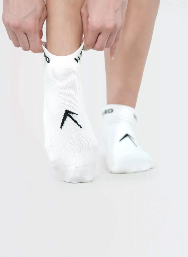 Wizard Pack of 3 - White Ankle Dry Touch Socks - Image 3