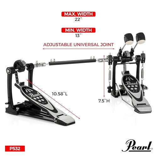 PEARL P532 Double Bass Drum Pedal - Image 4