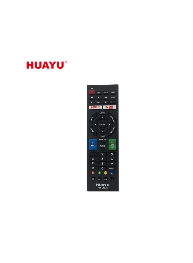 Huayu Replacement TV Remote Control Compatible for Sharp Smart LCD LED TV's Black - Image 4