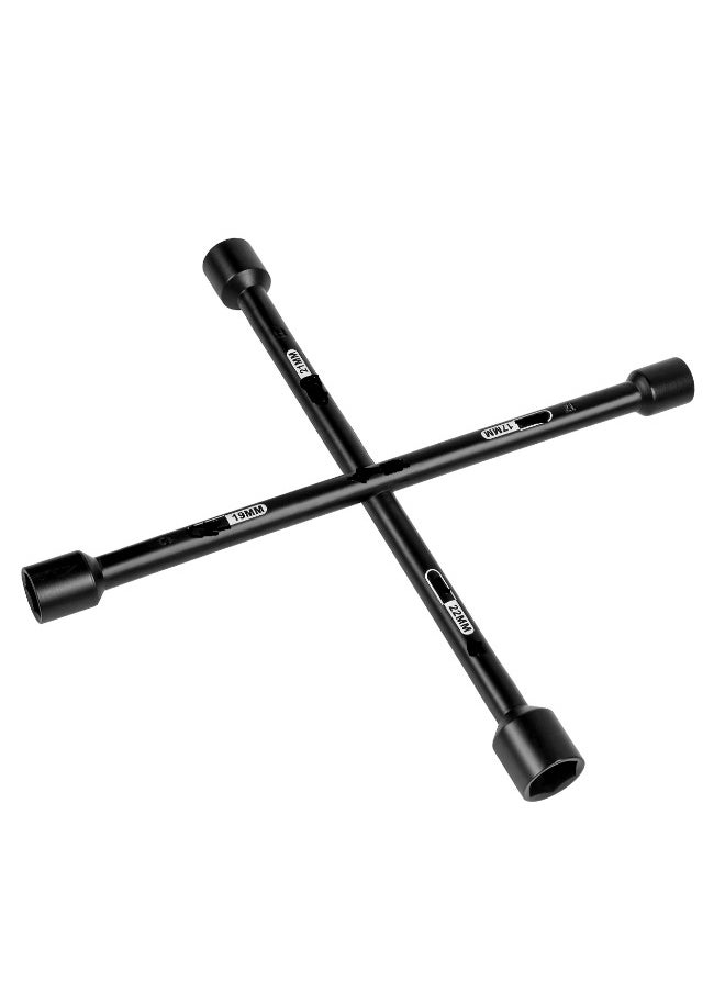وايز مان - مفتاح عجل صليبه 14"-350 مم اسود - مخصص لجميع اطارات السيارات هيفي ديوتي - Image 1
