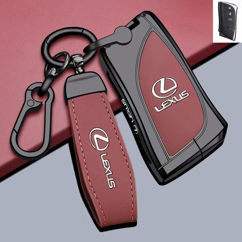 ليكساس غطاء مفتاح سيارة لكزس ES200 NX350 LS RZ GX وRX الجديد LX700H من سبائك الزنك - حافظة واقية أنيقة - Image 4