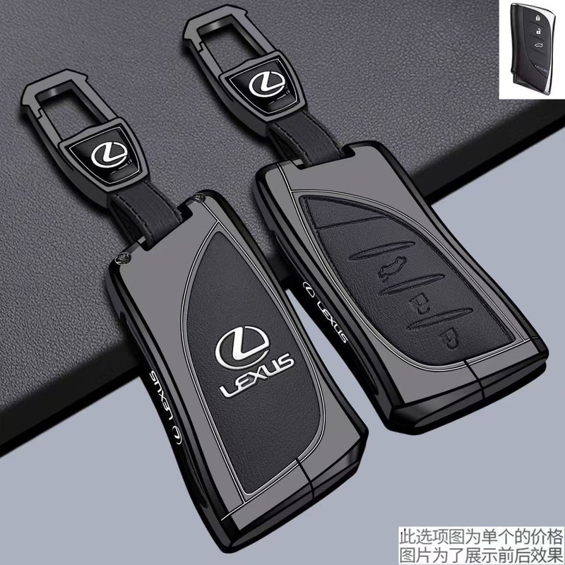 ليكساس غطاء مفتاح سيارة لكزس ES200 NX350 LS RZ GX وRX الجديد LX700H من سبائك الزنك - حافظة واقية أنيقة - Image 3