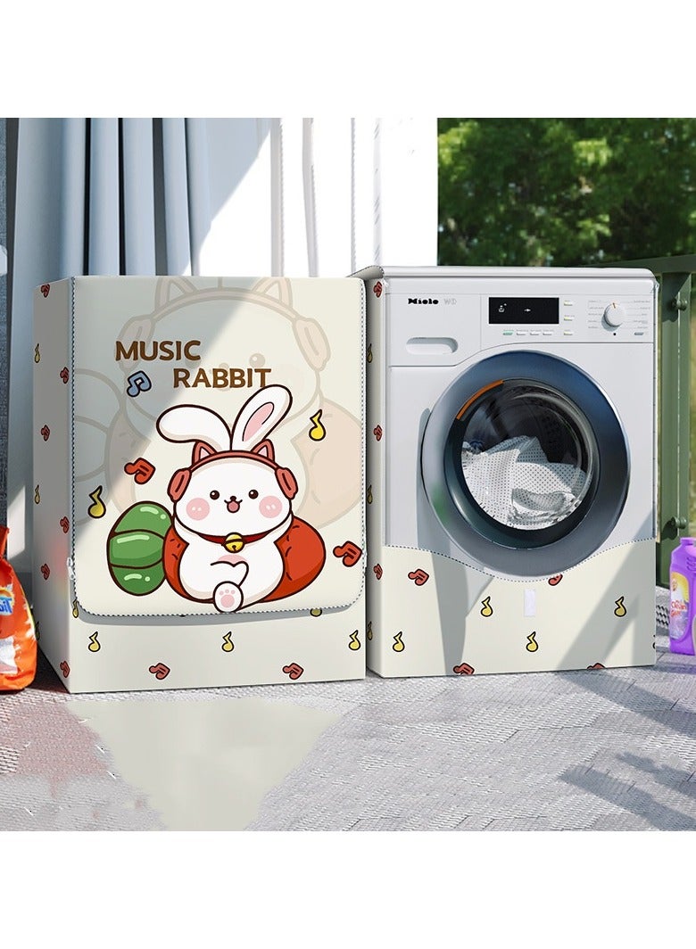 EBMINI Waterproof And Dustproof Cover For Sun Protection Cover Of Drum Washing Machine 