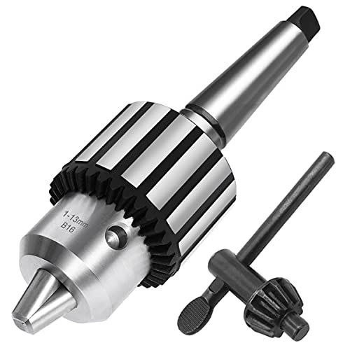 Earl Diamond Super Heavy Duty 1/2" Drill Chuck with Chuck Key and MT2 Shank | Morse Taper Arbor #2 (B16) - Image 1