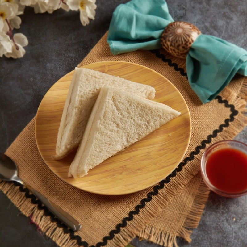 Red Butler Eco-Friendly Bamboo Fiber Snack Plates | Set of 4 Side Plates | Reusable and Stain Resistant | Sturdy Weight and Durable | Microwave & Dishwasher Safe | Elegant Wooden Design - Image 4