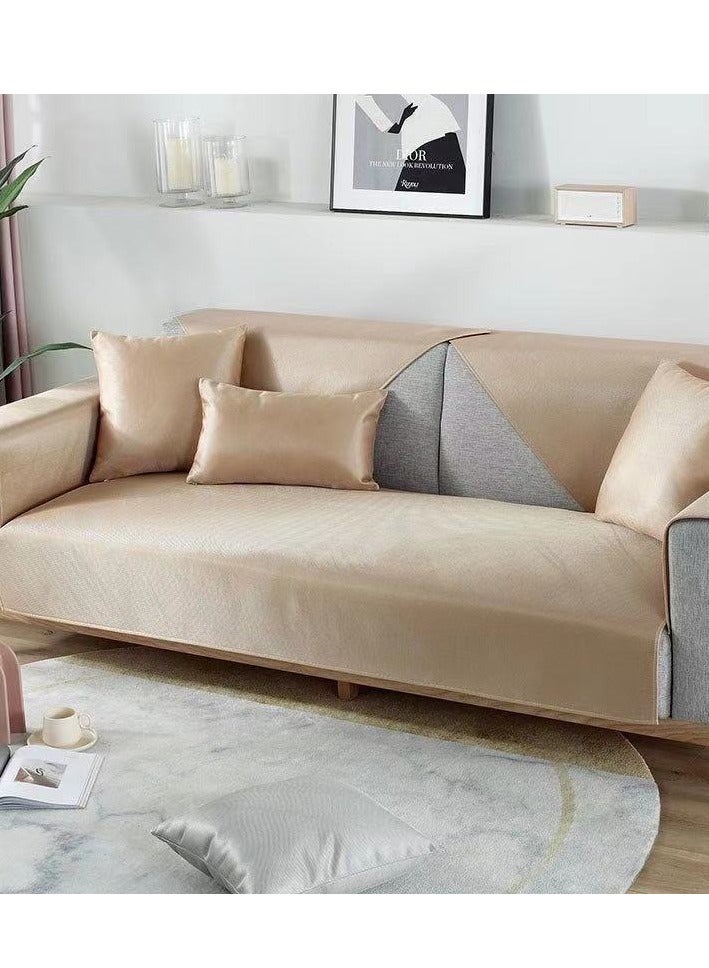 أوليس فيرس  أغطية وسائد حريرية جليدية صيفية (قطعتين) - أغطية وسائد مبرّدة بدون حشوة، قابلة للتنفس للتزيين - Image 3