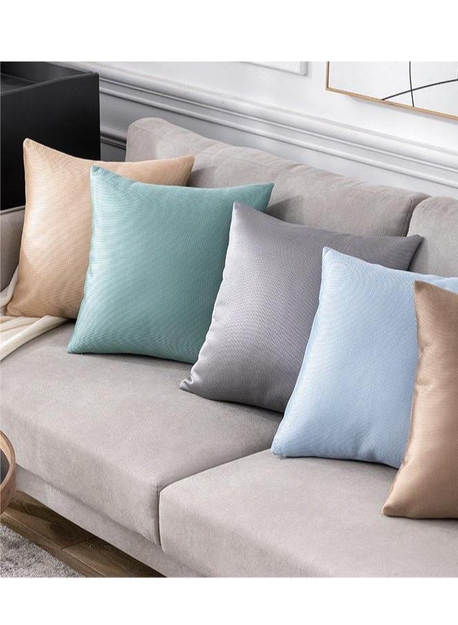 أوليس فيرس  أغطية وسائد حريرية جليدية صيفية (قطعتين) - أغطية وسائد مبرّدة بدون حشوة، قابلة للتنفس للتزيين - Image 4