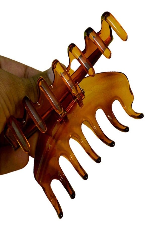 نات مشابك شعر كبيرة/مخلب للنساء والفتيات، عبوة من قطعتين (Claw-06) - Image 5