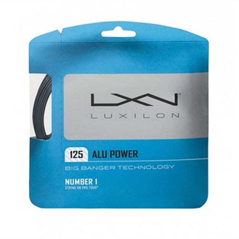 Luxilon ALU Power 125 Tennis String 220m Reel Silver