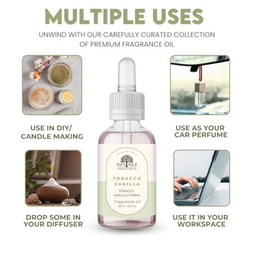 Devinez Tobacco Vanilla Fragrance Oil | 30ml | Perfect for DIY Candles, Aromatherapy & Diffusers (IFRA Certifed) - Image 4