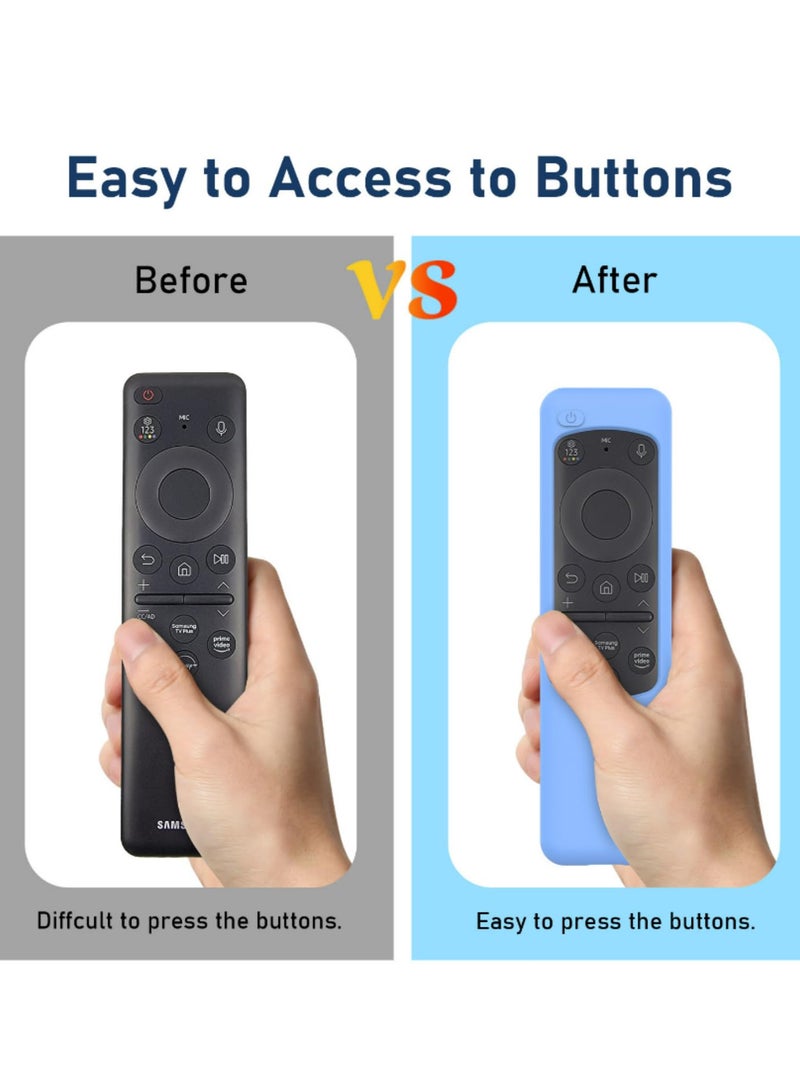 2023 New For Samsung BN59 01432A Solar Remote Control Silicone Protective Case Cover For TM2360E Anti Drop Dustproof Shockproof Protector Sleeve Skin Blue  - Image 2