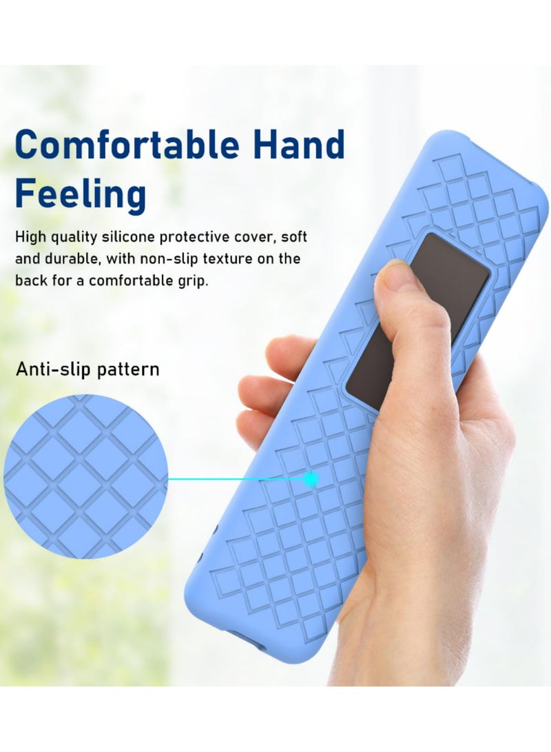 2023 New For Samsung BN59 01432A Solar Remote Control Silicone Protective Case Cover For TM2360E Anti Drop Dustproof Shockproof Protector Sleeve Skin Blue  - Image 4