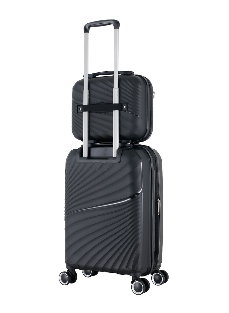H.T H.T Luggage Bag, Unisex Polypropylene (PP) Material Hard Case Luggage, SKU HT13504, 16 Liters, Vanity Case Size  - Image 4