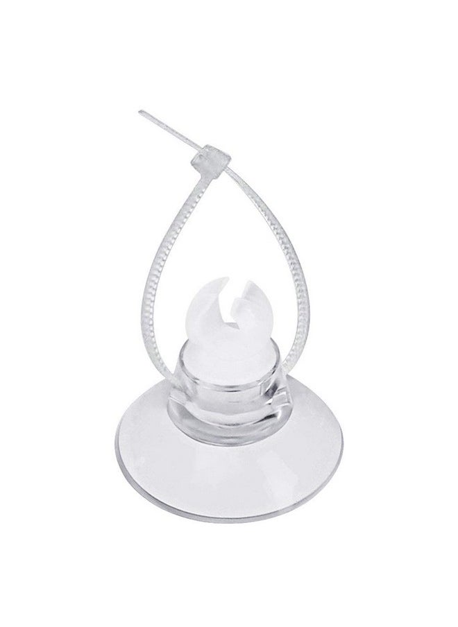 Pawfly Pawfly 20 Pack Aquarium Suction Cups with Clips and Adjustable Zip Ties Cables Fish Tank Tools for Binding Moss Holding Airline Tubing Decorations Shrimp Nests and Reptile Hammocks  - Image 1
