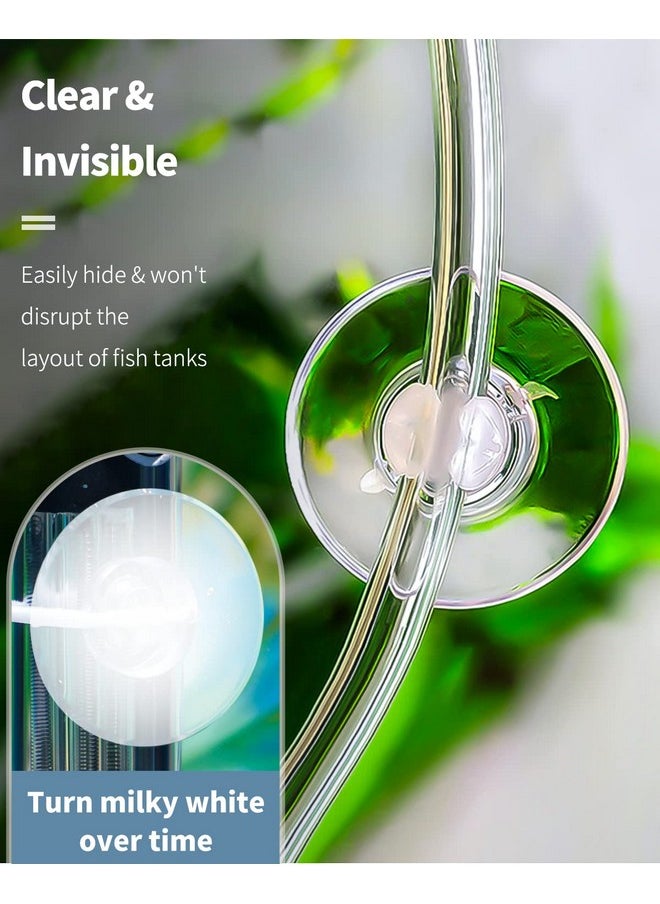Pawfly Pawfly 20 Pack Aquarium Suction Cups with Clips and Adjustable Zip Ties Cables Fish Tank Tools for Binding Moss Holding Airline Tubing Decorations Shrimp Nests and Reptile Hammocks  - Image 4