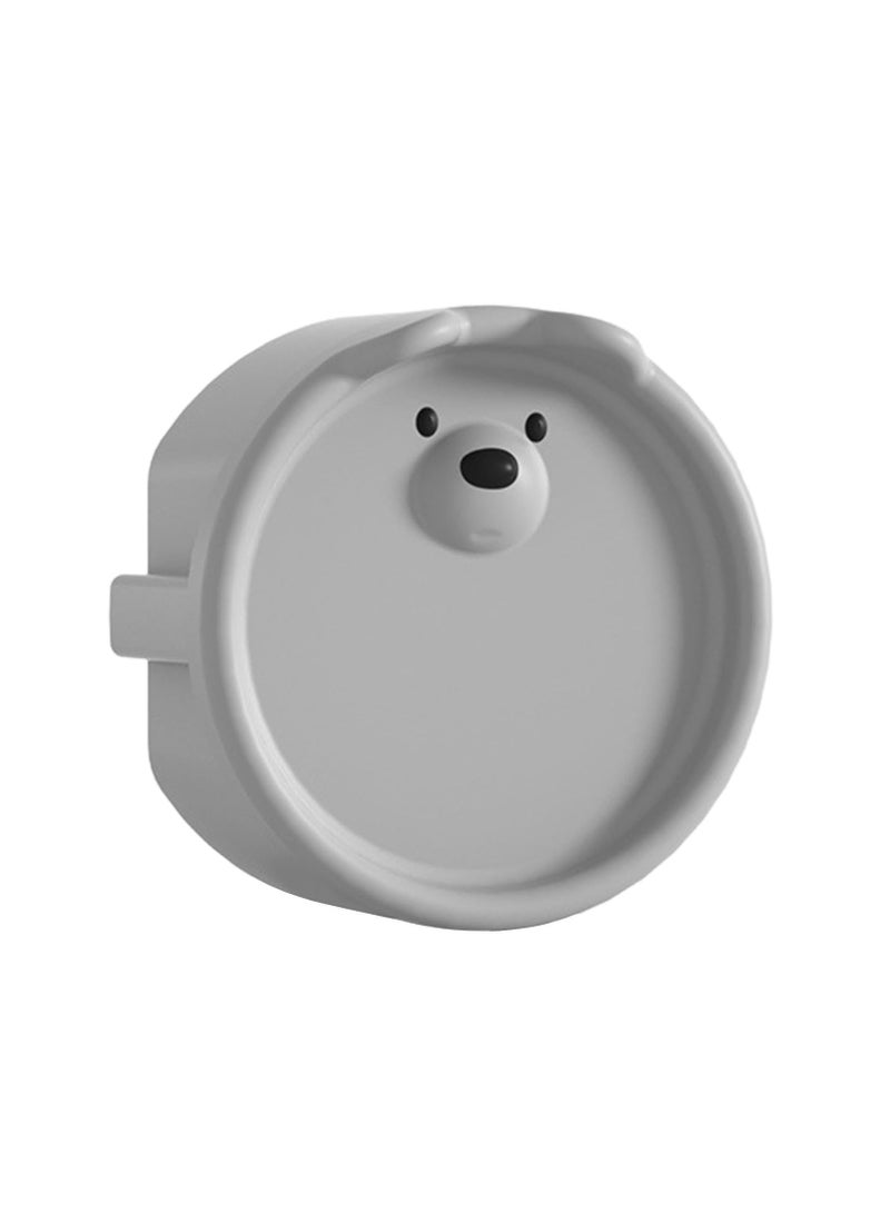 Baby Socket Cover, Silicone 2 Hole Electrical Socket Plug Cover, European Standard Protective Cover, Childproof Plug Protector, Silicone Socket Protective Cover, Electrical Socket Protection Against Electric Shock (Gray)  - Image 1