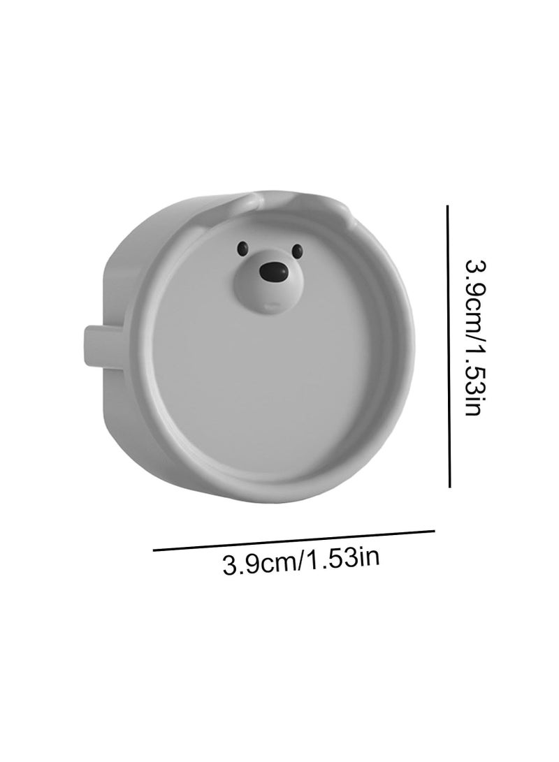 Baby Socket Cover, Silicone 2 Hole Electrical Socket Plug Cover, European Standard Protective Cover, Childproof Plug Protector, Silicone Socket Protective Cover, Electrical Socket Protection Against Electric Shock (Gray)  - Image 2