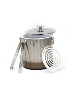 Peacock 1.5L Stainless Steel Ice Pail with Handle & Tong – Made in Japan  - Image 1