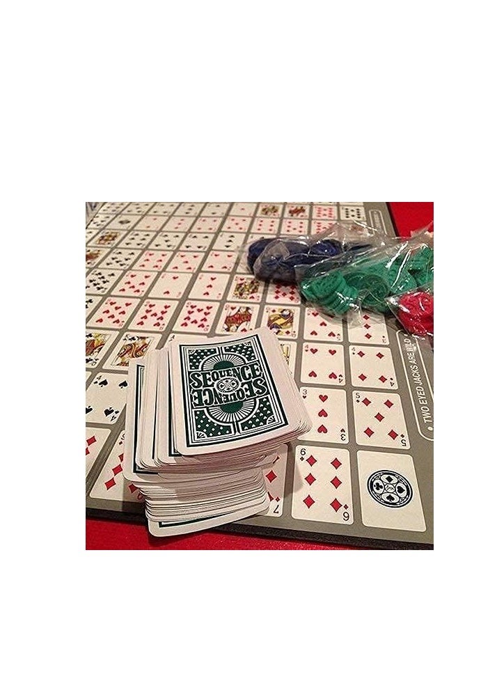 SEQUENCE Fun and diverse strategic board game for friends, 32 x 27 inches  - Image 4