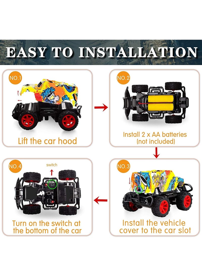 Swift Mini RC Remote Control Car Toy  for Kids, Boys and Girls with 1:43 Scale, Toy for Toddlers and Kids, Yellow  - Image 5