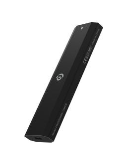 Powerology 256GB Dual Protocol Portable SSD Drive Extremely Fast Transmission Rate - Black  - Image 1