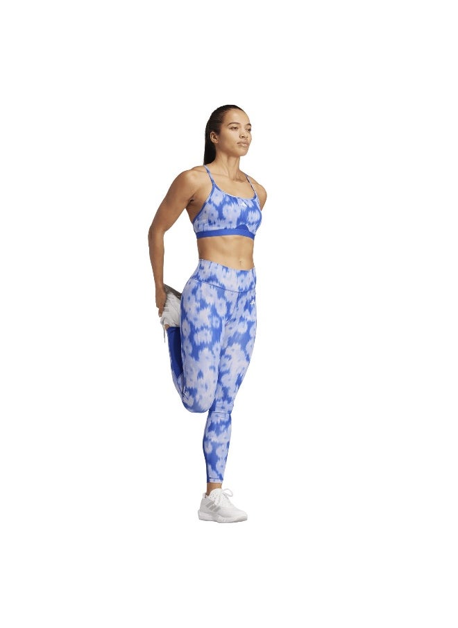 Adidas adidas Opt Ess Aop L Blue Training Tights 2XS  - Image 5