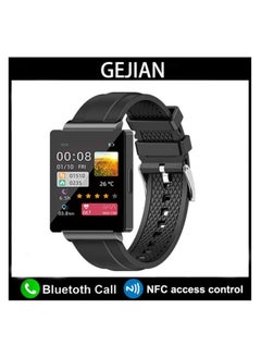 gejian NFC Smart Watch Men Women 1.85 Full Touch Screen Waterproof Sports Fitness Bracelet Bluetooth Call Smartwatch  - Image 1